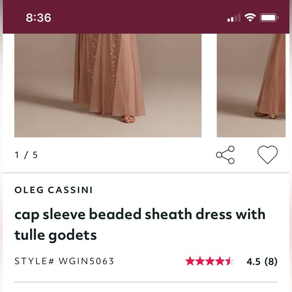 David’s Bridal Dress - Picture 8 of 11